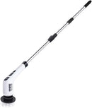 Escova de Limpeza Elétrica 9 em 1 Recarregável sem Fio – Mop Giratório 360° Multiuso com Escovas Intercambiáveis