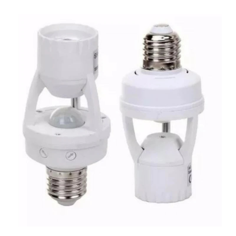 Sensor de Presença com Fotocélula para Lâmpada E27 – Automático, Econômico e Fácil de Instalar