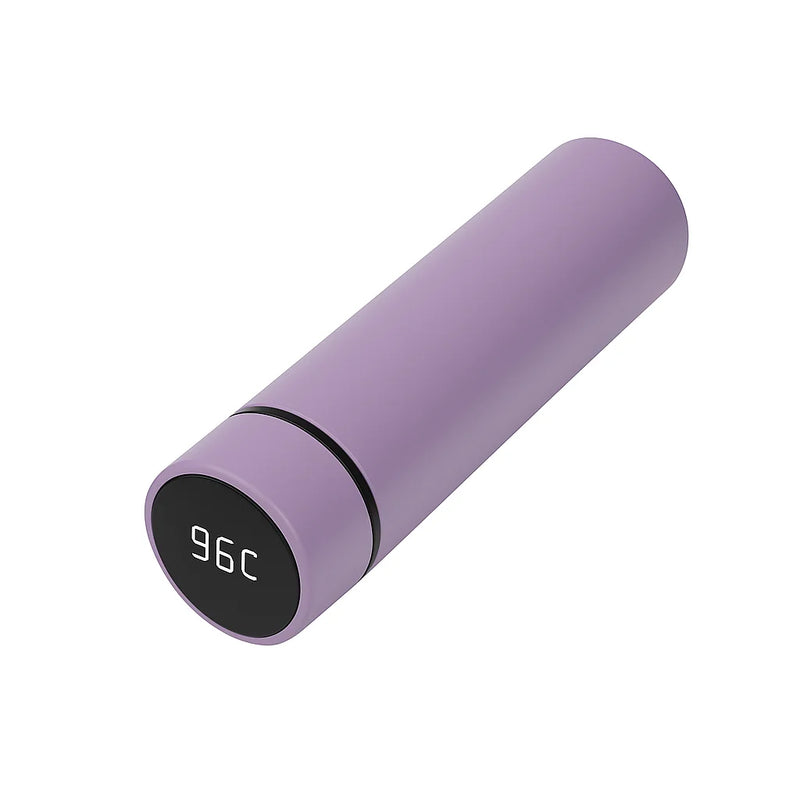 Garrafa Térmica Inteligente em Inox – Display Digital LED com Sensor de Temperatura para Bebidas Quentes e Frias