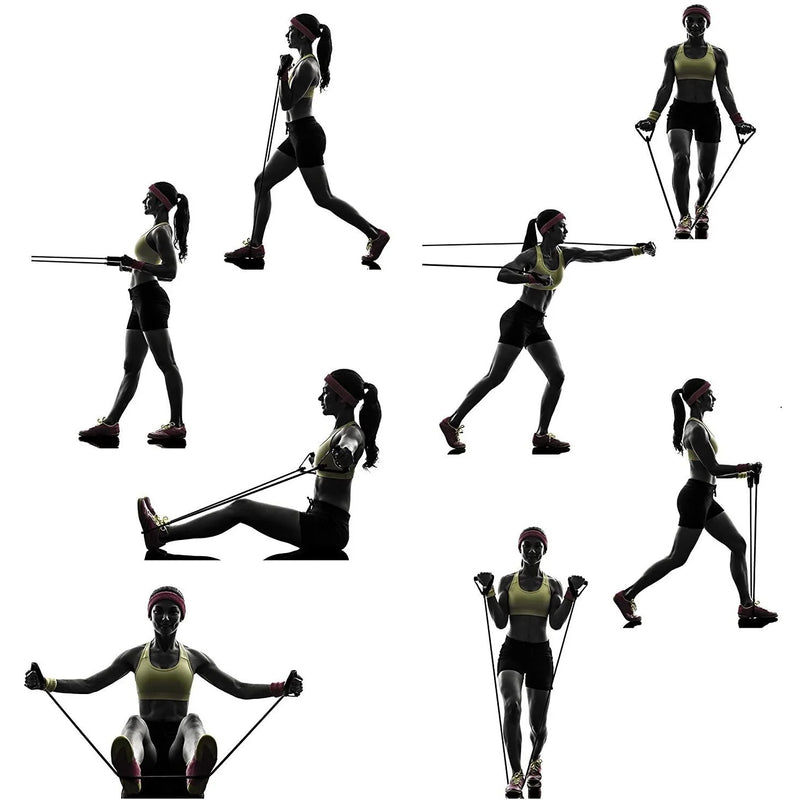 Kit 11 Elásticos Funcionais de Treino – Extensores de Resistência para Academia, Cross Training e Exercícios em Casa