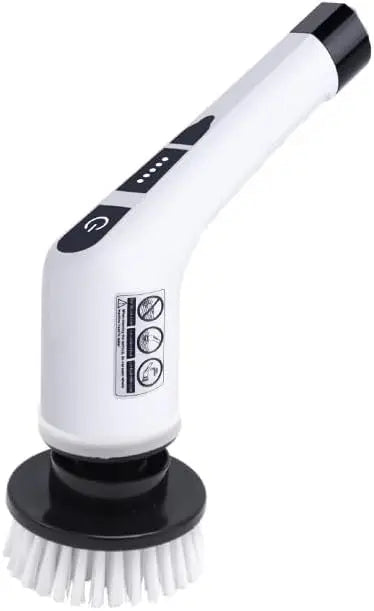 Escova de Limpeza Elétrica 9 em 1 Recarregável sem Fio – Mop Giratório 360° Multiuso com Escovas Intercambiáveis