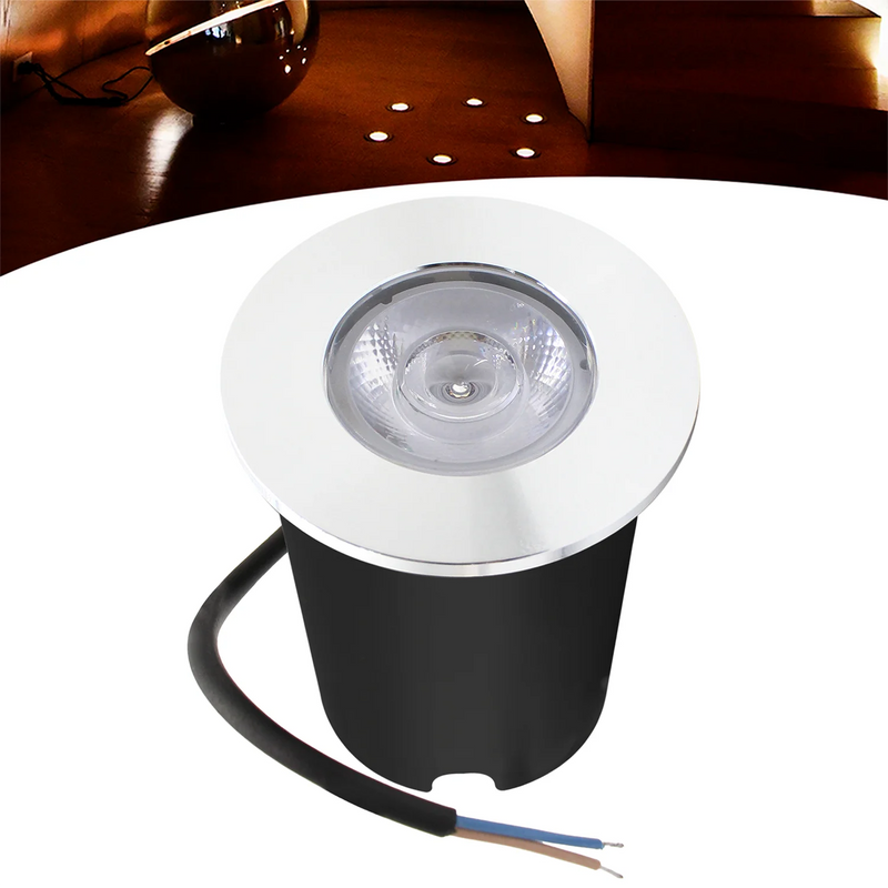 Spot LED de Embutir para Jardim IP65 – 1W / 3W / 5W / 7W à Prova d’Água para Iluminação Externa Decorativa
