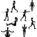 Kit 11 Elásticos Funcionais de Treino – Extensores de Resistência para Academia, Cross Training e Exercícios em Casa