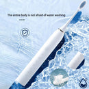 Escova de Dentes Elétrica Recarregável USB – 6 Níveis de Velocidade, à Prova d’Água e com 4 Cabeças Substituíveis