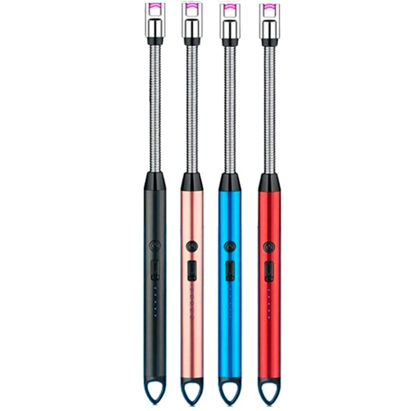 Isqueiro Ecológico Plasma USB Recarregável – Luxo e Tecnologia para Camping, Fogões e Velas