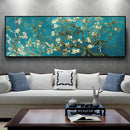 Quadro Decorativo Van Gogh – Amendoeira em Flor (Almond Blossom) em Canvas – Reprodução Clássica para Sala e Decoração de Parede