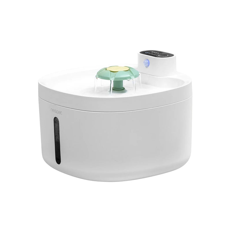 Bebedouro Automático Sem Fio para Gatos e Cães NewPet 2.6L – Fonte de Água com Sensor e Bateria Recarregável