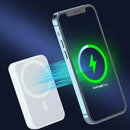 Power Bank Magnético Wireless – Carregador Portátil Sem Fio com Ímã para iPhone / Android