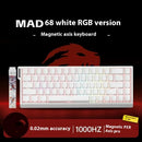 Teclado Gamer MADLIONS MAD 60/68HE com Switch Magnético | Com Fio | Hot Swap | Rapid Trigger | Teclado Custom para PC Gamer