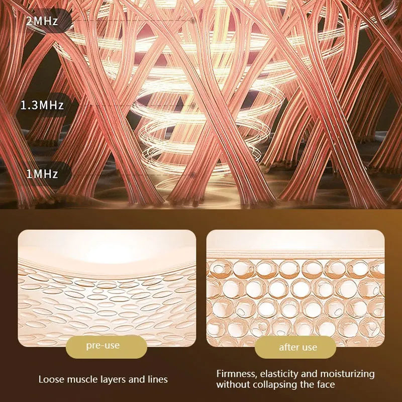 Aparelho Facial Elétrico Lifting e Firmador – Massajador Antirrugas para Redução de Papada e Firmeza da Pele | Beauty Device Multidimensional