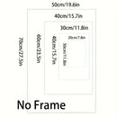 Quadro Decorativo Scarface Tony Montana Dollar – Pôster HD em Tela Canvas, Arte Clássica de Filme para Sala e Escritório