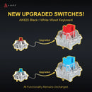 Teclado Mecânico Gamer Ajazz AK820/AK820Pro – Bluetooth 5.1 / Sem Fio / Com Fio C, Personalizável com Knob e Hot Swapping Gasket