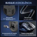 Mouse Gamer Sem Fio Delux M900PRO – 8K Polling Rate, Sensor PAW3395, Dock de Carregamento, RGB e Design Ergonômico Leve (63g)