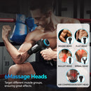 Massageador Profissional BOOSTER M2 – Pistola de Massagem Muscular 12V com Display LCD e 6 Níveis de Intensidade