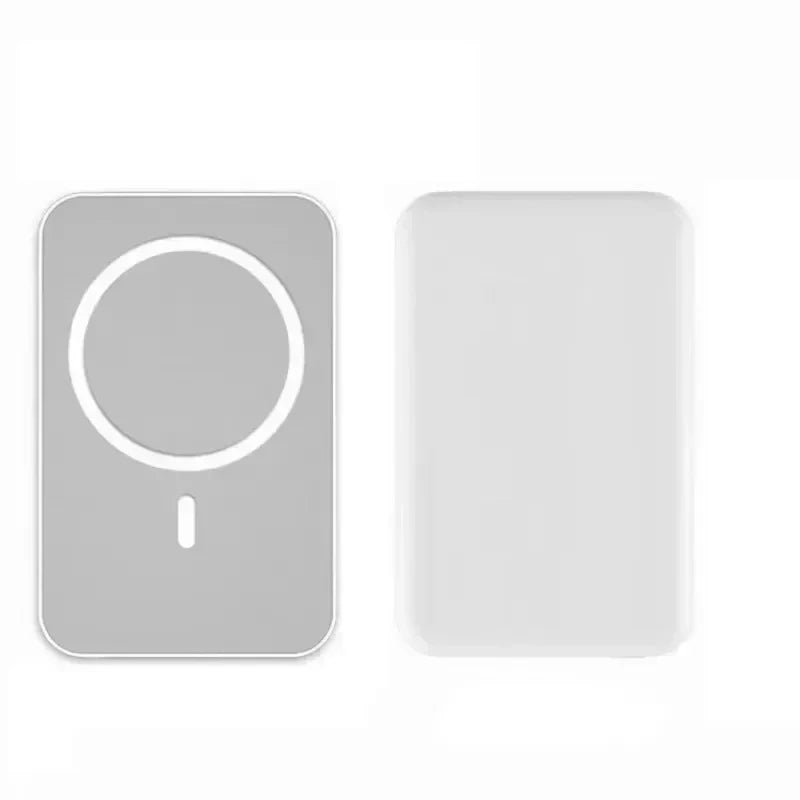 Power Bank Magnético Wireless – Carregador Portátil Sem Fio com Ímã para iPhone / Android