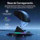 Mouse Gamer Sem Fio Delux M900PRO – 8K Polling Rate, Sensor PAW3395, Dock de Carregamento, RGB e Design Ergonômico Leve (63g)