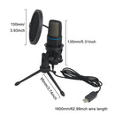 Microfone USB RGB Condensador – Gaming, Streaming, Podcast e Gravação para PC, Notebook e Desktop