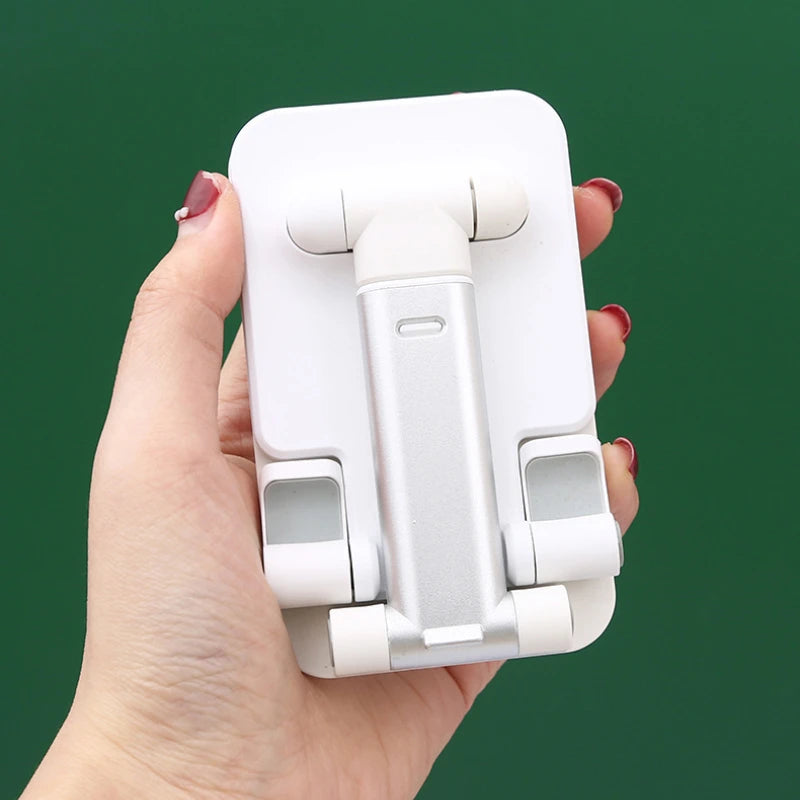 Suporte Retrátil para Celular e Tablet – Suporte Inteligente Dobrável Multiuso para Mesa, Sofá e Lives