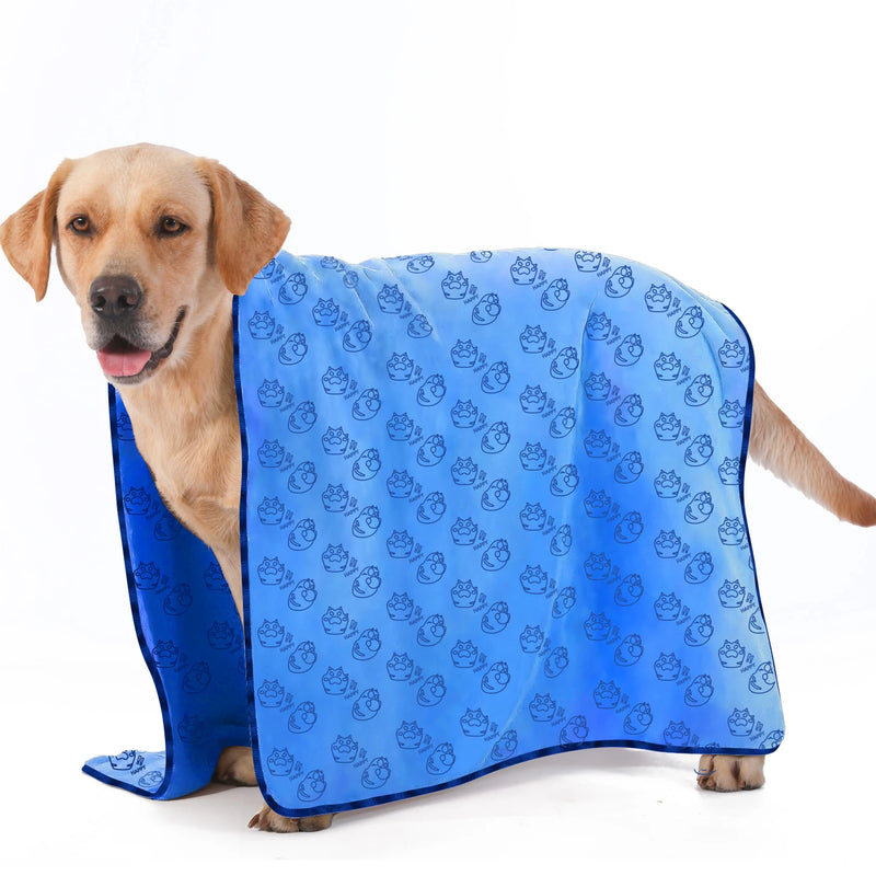 Tapete Refrescante para Cães e Gatos – Cama Gelada de Verão em Seda Gelada Macia NewPet