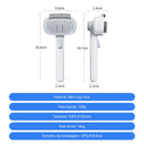 Escova Automática NewPet para Cães e Gatos – Pente Autolimpante Removedor de Pelos e Desembaraçador Profissional