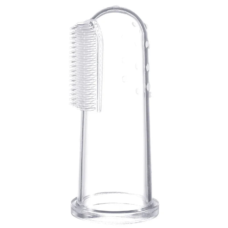 Escova Dental de Dedo para Pets – Silicone Macio Super Soft para Cães e Gatos | Antitártaro, Mau Hálito e Limpeza Dental