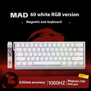 Teclado Gamer MADLIONS MAD 60/68HE com Switch Magnético | Com Fio | Hot Swap | Rapid Trigger | Teclado Custom para PC Gamer