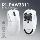 Mouse Gamer Sem Fio Attack Shark R1 18000 DPI – Bluetooth, 1KHz, Sensor PAW3311 e Macro