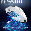 Mouse Gamer Sem Fio Attack Shark R1 18000 DPI – Bluetooth, 1KHz, Sensor PAW3311 e Macro