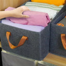 Caixa Organizadora Dobrável com Janela Transparente – Grande Capacidade, Leve e Ideal para Roupas, Roupeiro e Armazenamento Doméstico