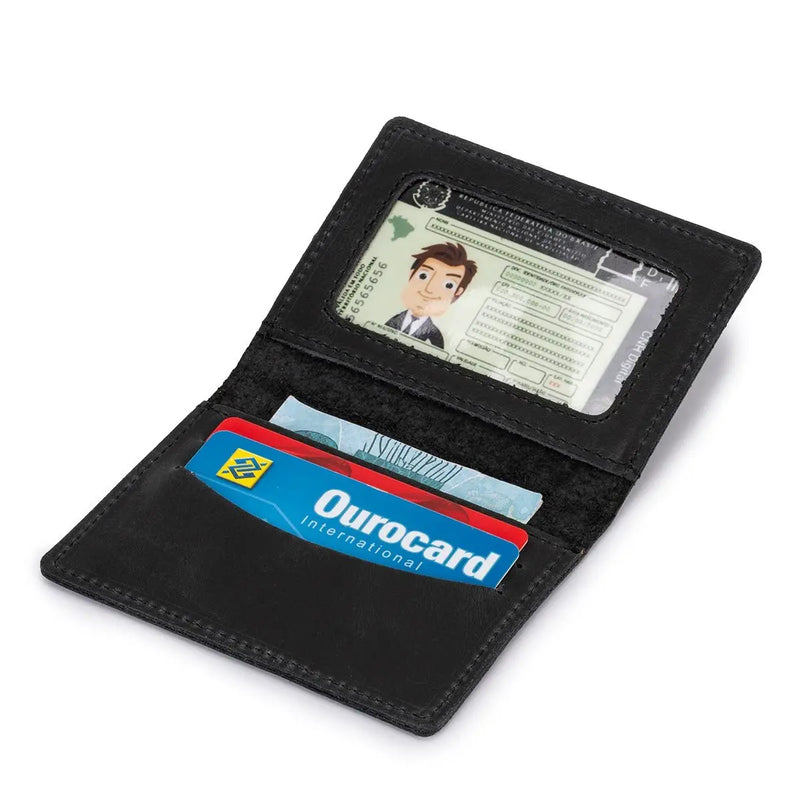 Carteira Masculina Porta Cartão Slim Couro Bovino Promoção